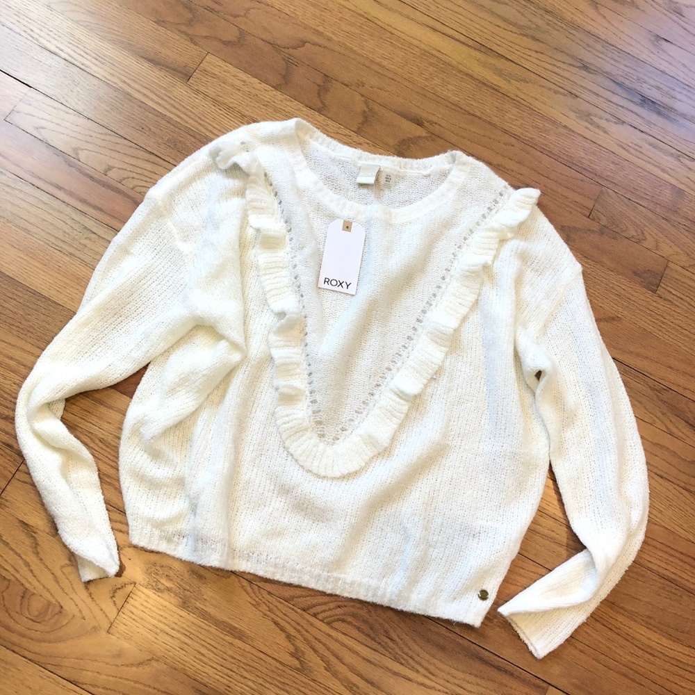ROXY One Fine Stay Sweater White